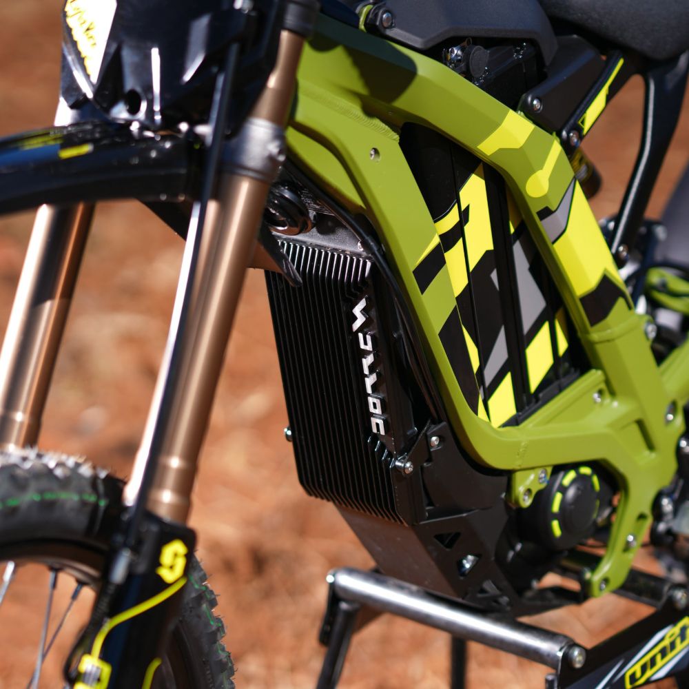 Surron Light Bee X frame detail electric dirt bike lightweight chassis off-road e-bike