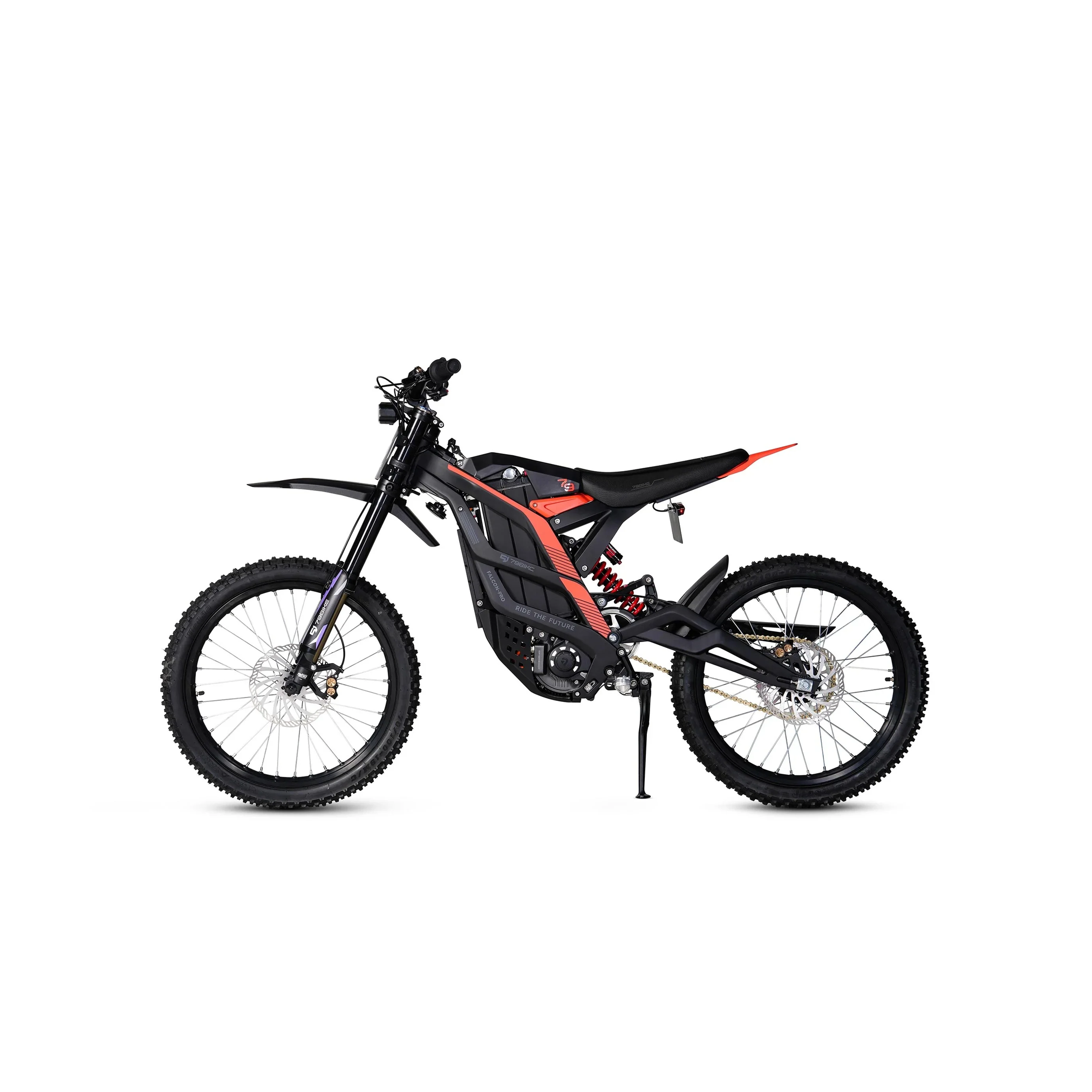 79BIKE Falcon Pro black and red 72V electric dirt bike