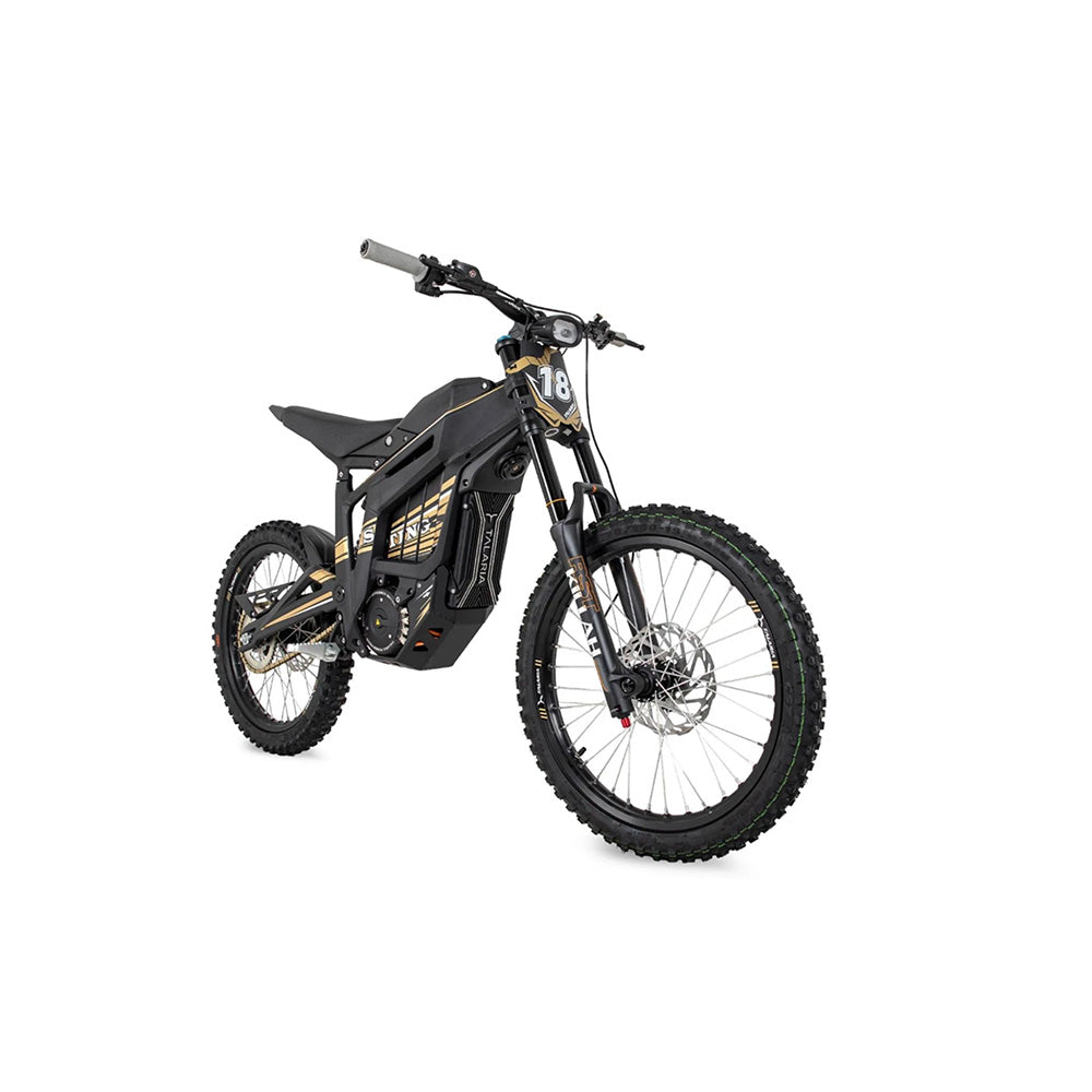 Talaria STING electric off-road bike with enhanced suspension, designed for powerful performance and superior maneuverability