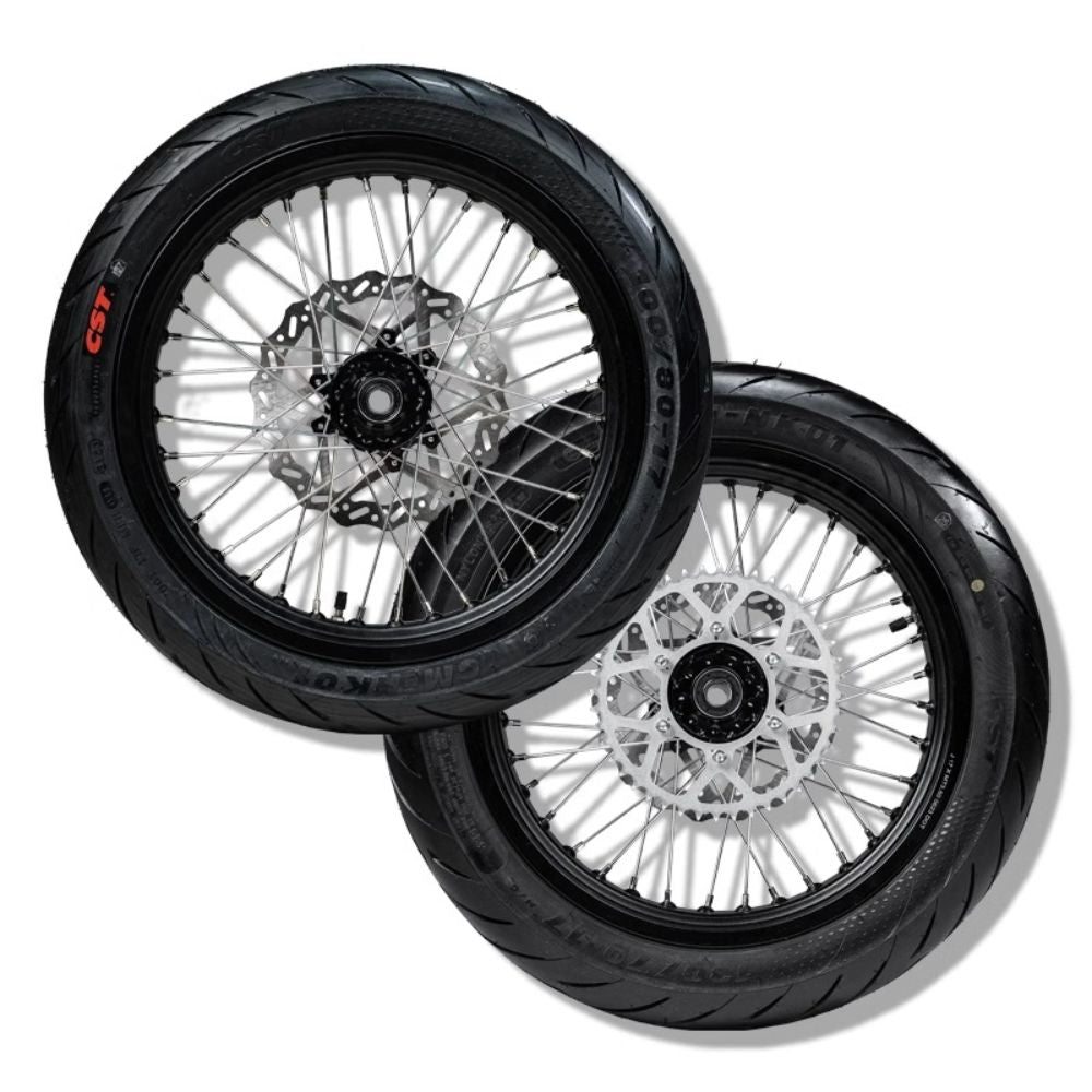 Surron Ultra Bee Supermoto Wheelset Kit (Slick Road Tires)